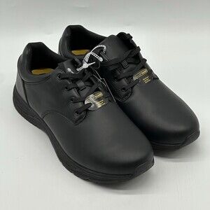 Perry Ellis Portfolio Slip Guard Ultra Foam Work Shoes Black Men's 13 WIDE Width